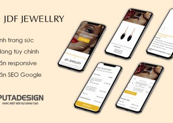 Giao diện website trang sức Jewellry Shop
