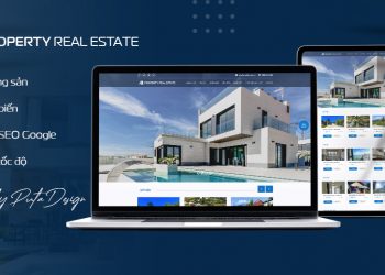 Giao diện website bất động sản Property Real Estate