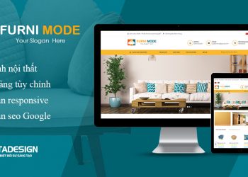Giao diện website nội thất Furni Mode Shop