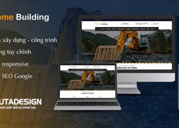 Giao diện website xây dựng Home Building