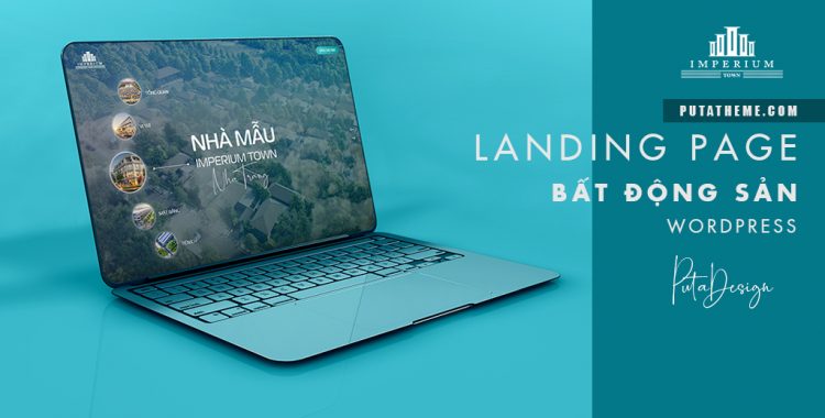 Giao diện website landing page Bất động sản Imperium Real Estate