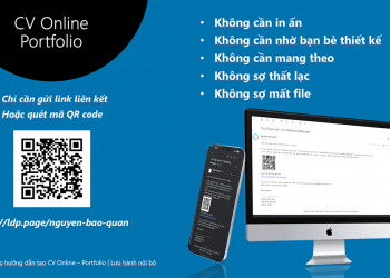 hướng dẫn tạo cv online - portfolio