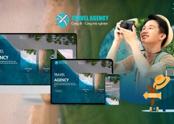 Giao diện website du lịch Travel Acency