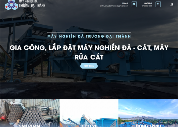 giao diện website maynghiendadaithanh.com