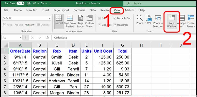 5 cách so sánh 2 file Excel đơn giản b2.1