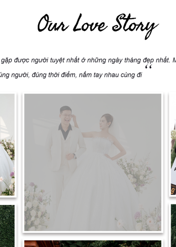 thiệp cưới online hiện đại