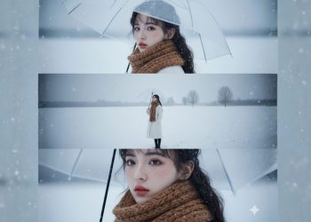 trend chup anh duoi tuyet gemini