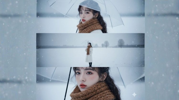 trend chup anh duoi tuyet gemini