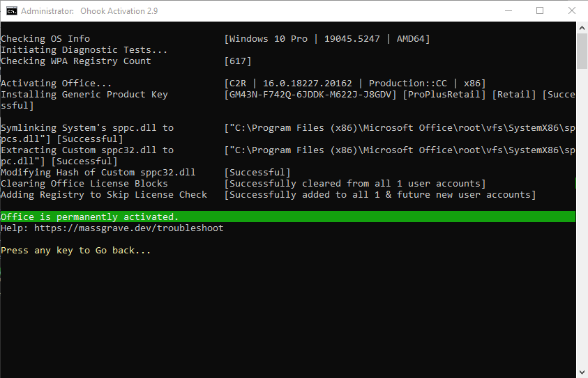 huong dan active office 365